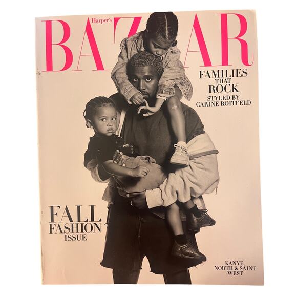 Harper's Bazaar Magazine Kanye West September 2018 - Excellent - Picture 1 of 16